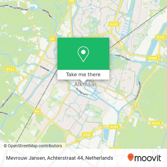 Mevrouw Jansen, Achterstraat 44 map