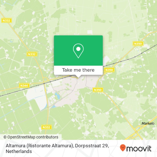 Altamura (Ristorante Altamura), Dorpsstraat 29 map