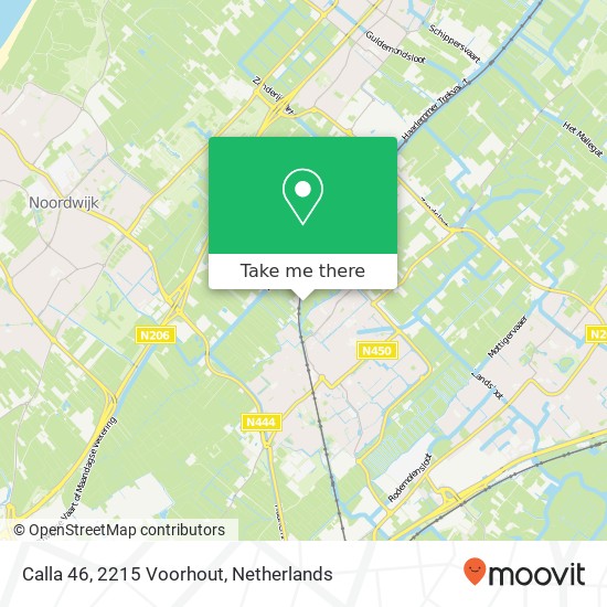 Calla 46, 2215 Voorhout Karte