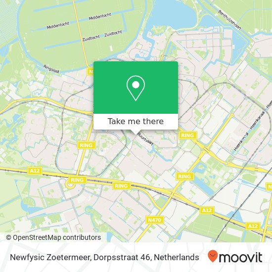 Newfysic Zoetermeer, Dorpsstraat 46 map