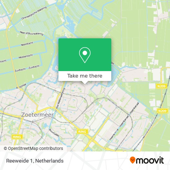 Reeweide 1 map