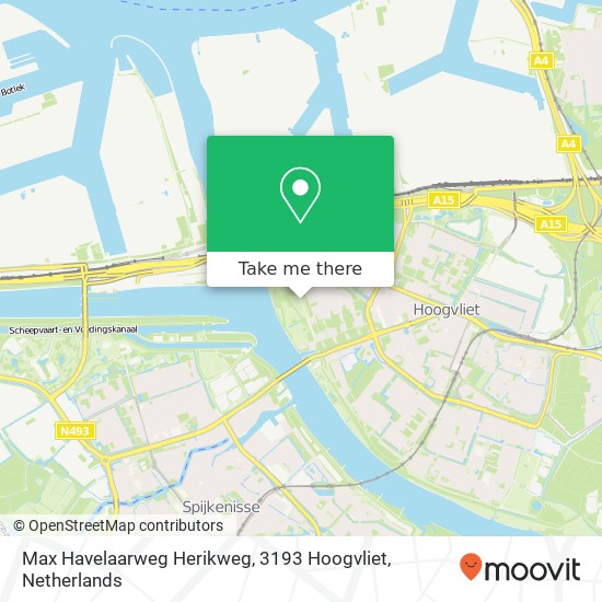 Max Havelaarweg Herikweg, 3193 Hoogvliet Karte