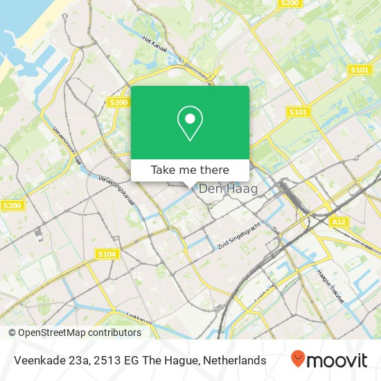 Veenkade 23a, 2513 EG The Hague map