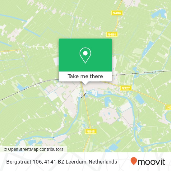 Bergstraat 106, 4141 BZ Leerdam map