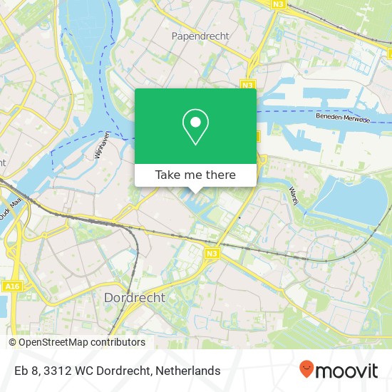 Eb 8, 3312 WC Dordrecht map