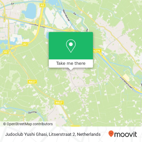 Judoclub Yushi Ghasi, Litserstraat 2 map