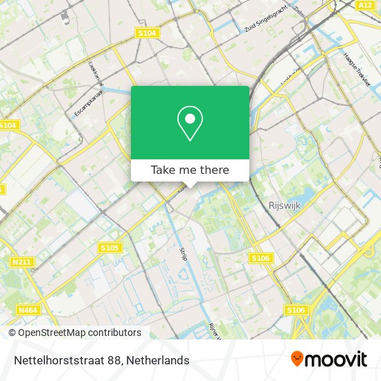 Nettelhorststraat 88 Karte