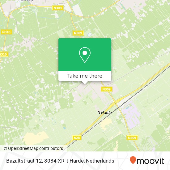 Bazaltstraat 12, 8084 XR 't Harde map