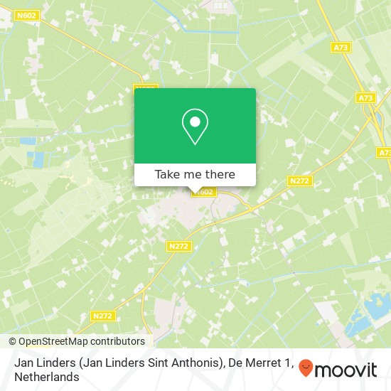 Jan Linders (Jan Linders Sint Anthonis), De Merret 1 map