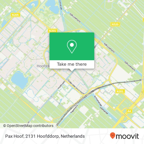 Pax Hoof, 2131 Hoofddorp map