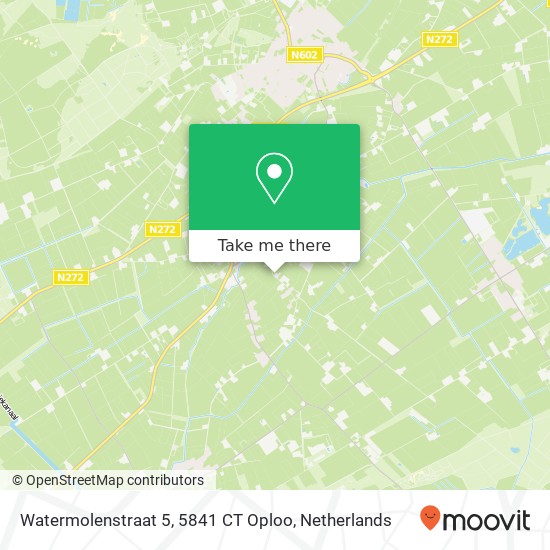 Watermolenstraat 5, 5841 CT Oploo map