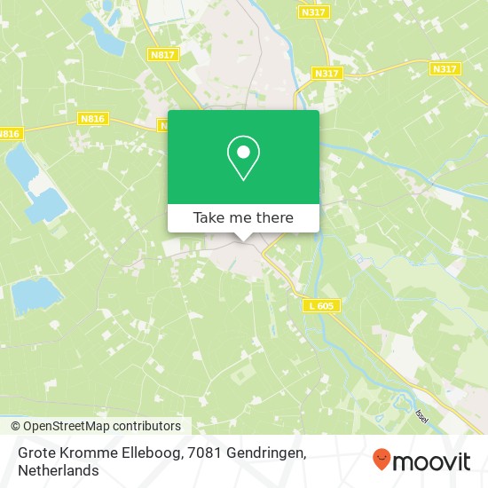 Grote Kromme Elleboog, 7081 Gendringen map