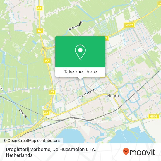 Drogisterij Verberne, De Huesmolen 61A map