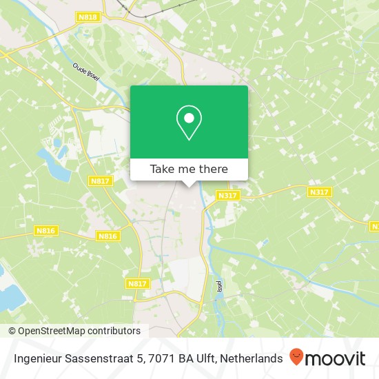 Ingenieur Sassenstraat 5, 7071 BA Ulft map