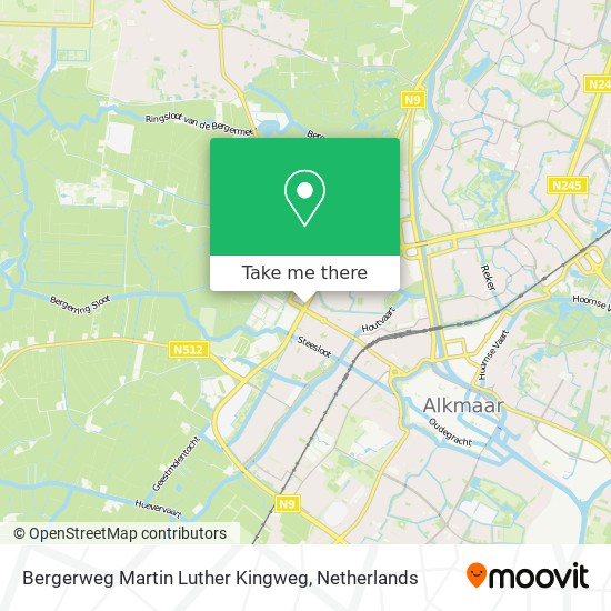 Bergerweg Martin Luther Kingweg Karte