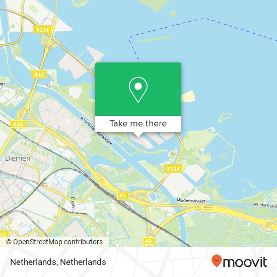 Netherlands map