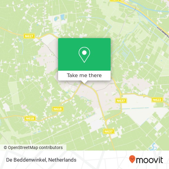 De Beddenwinkel map