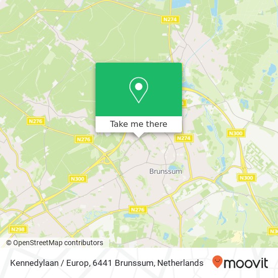 Kennedylaan / Europ, 6441 Brunssum map