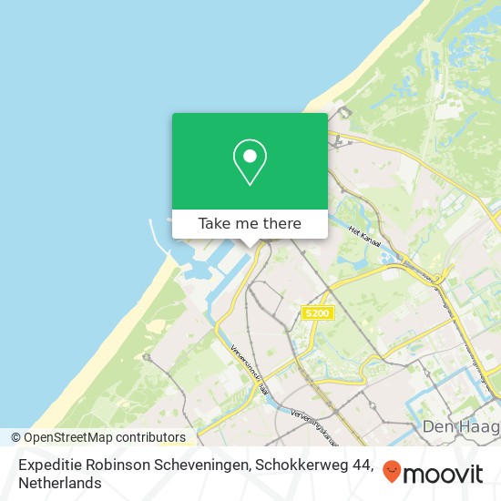 Expeditie Robinson Scheveningen, Schokkerweg 44 Karte