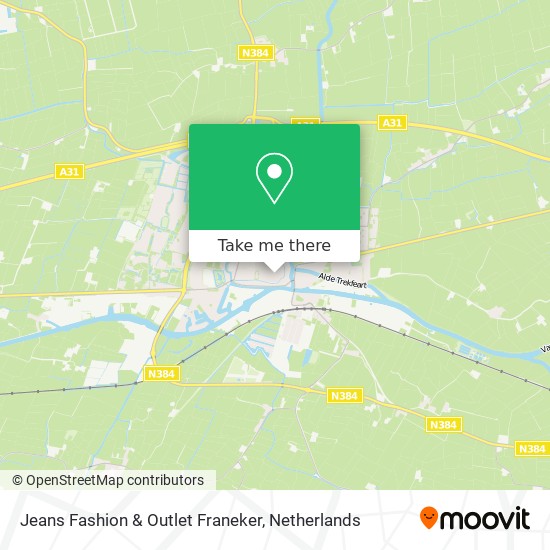 Jeans Fashion & Outlet Franeker map