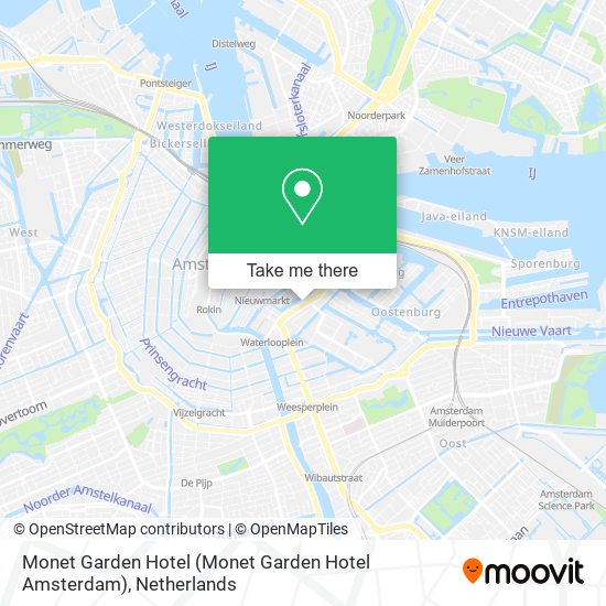 Monet Garden Hotel map