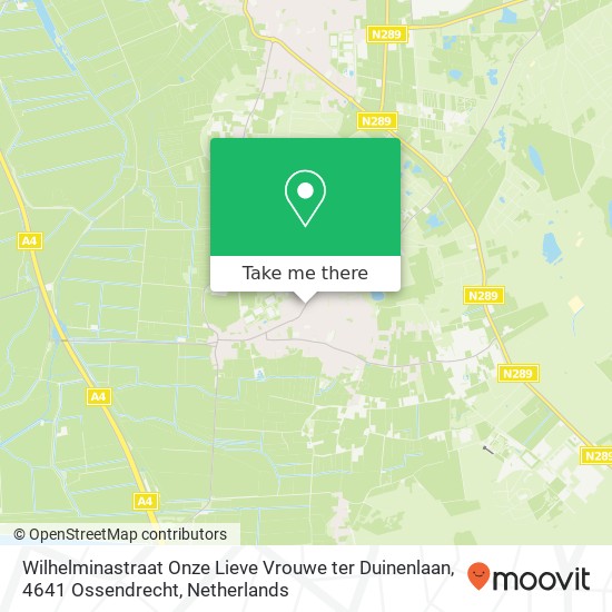 Wilhelminastraat Onze Lieve Vrouwe ter Duinenlaan, 4641 Ossendrecht map