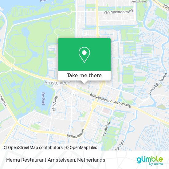 Hema Restaurant Amstelveen map