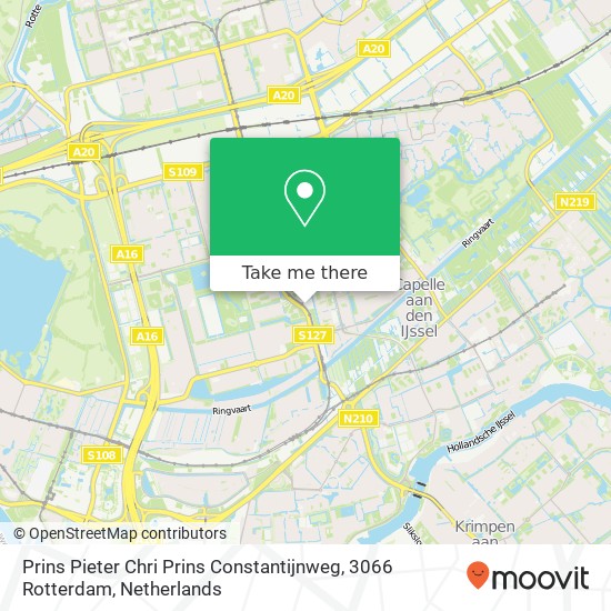 Prins Pieter Chri Prins Constantijnweg, 3066 Rotterdam Karte