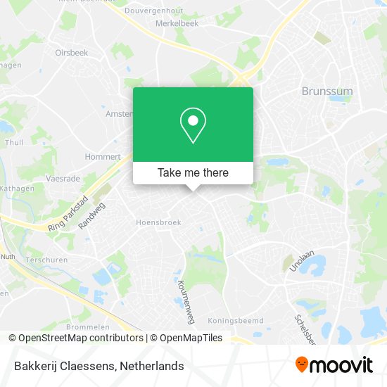 Bakkerij Claessens map