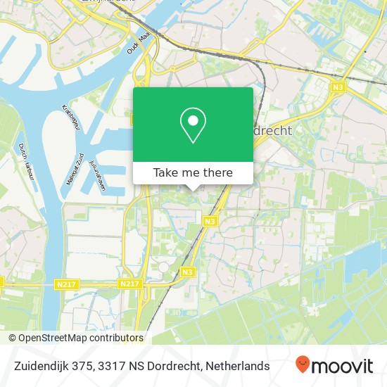 Zuidendijk 375, 3317 NS Dordrecht map