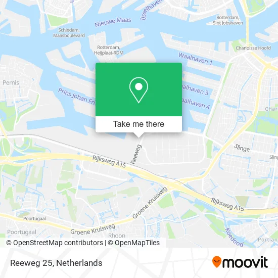 Reeweg 25 map