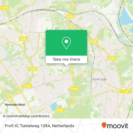 Profi Xl, Tunnelweg 108A map