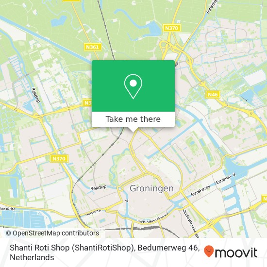 Shanti Roti Shop (ShantiRotiShop), Bedumerweg 46 map