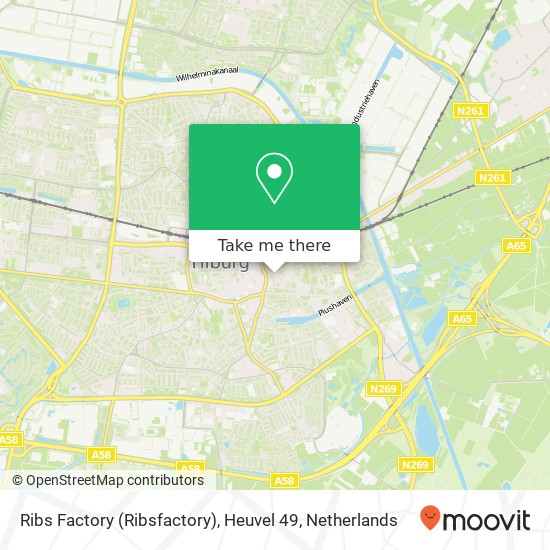 Ribs Factory (Ribsfactory), Heuvel 49 map