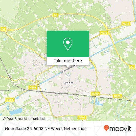 Noordkade 35, 6003 NE Weert map