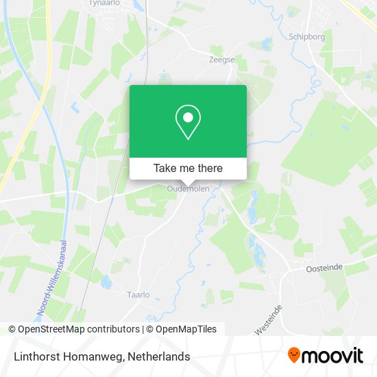 Linthorst Homanweg, 9484 Oudemolen map