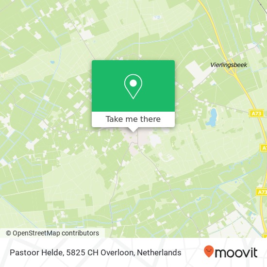 Pastoor Helde, 5825 CH Overloon map