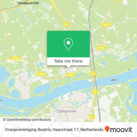 Oranjevereniging Beatrix, Haarstraat 17 map