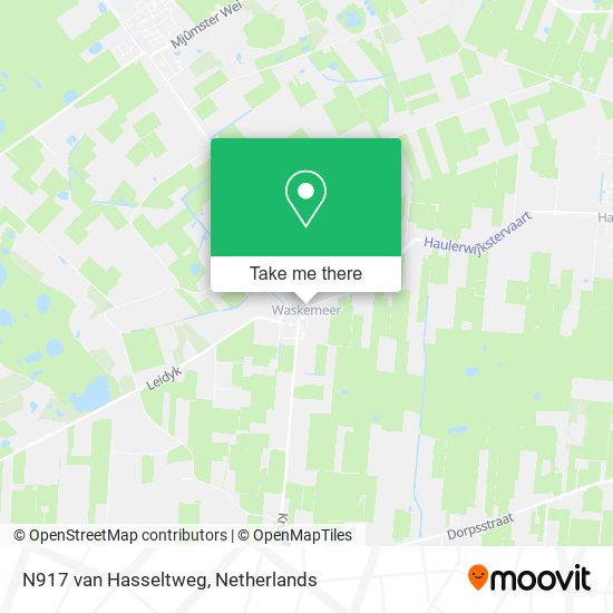 N917 van Hasseltweg map