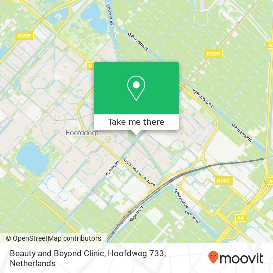 Beauty and Beyond Clinic, Hoofdweg 733 map