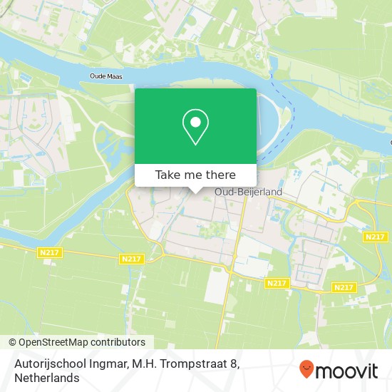 Autorijschool Ingmar, M.H. Trompstraat 8 map
