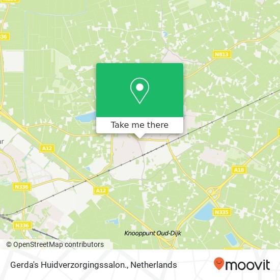 Gerda's Huidverzorgingssalon. map