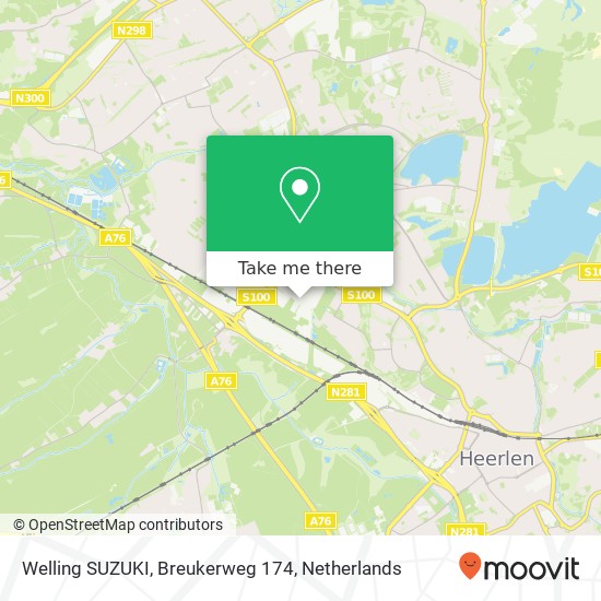 Welling SUZUKI, Breukerweg 174 map