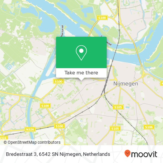 Bredestraat 3, 6542 SN Nijmegen map