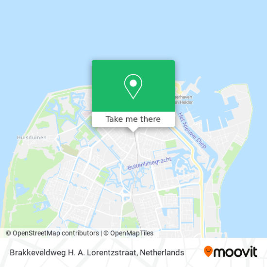 Brakkeveldweg H. A. Lorentzstraat map