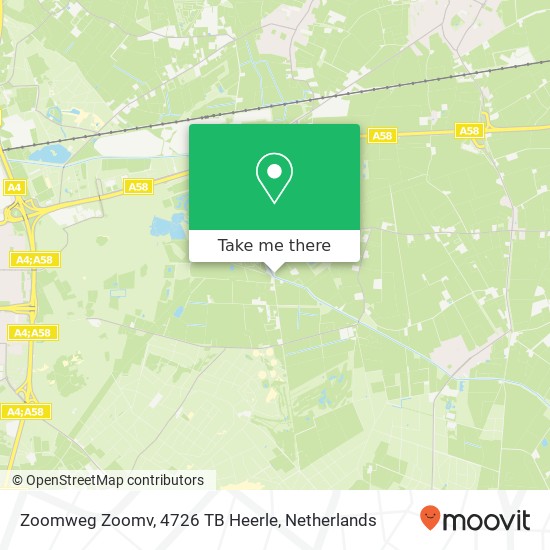 Zoomweg Zoomv, 4726 TB Heerle Karte