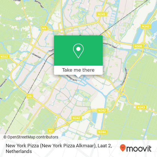 New York Pizza (New York Pizza Alkmaar), Laat 2 Karte