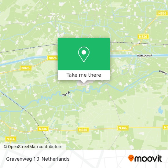 Gravenweg 10 map