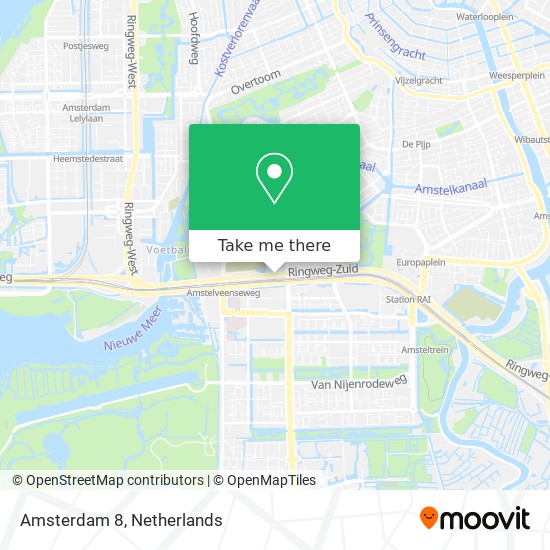 Amsterdam 8 map