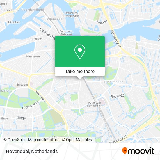 Hovendaal map